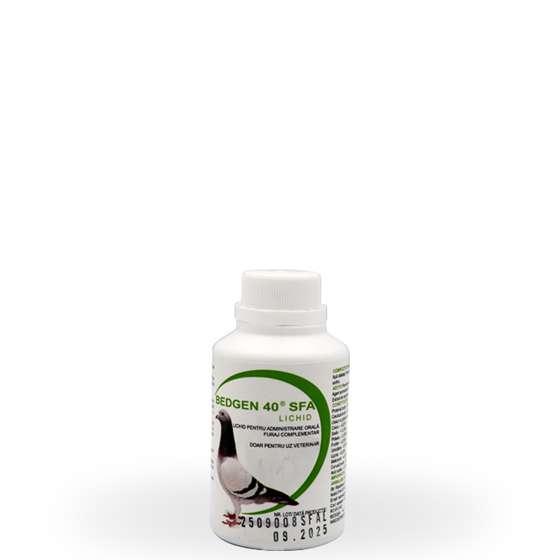 Supliment Recuperare Concurs, Vetorex, Bedgen 40 SFA lichid VX 100ml, hepatoprotector natural