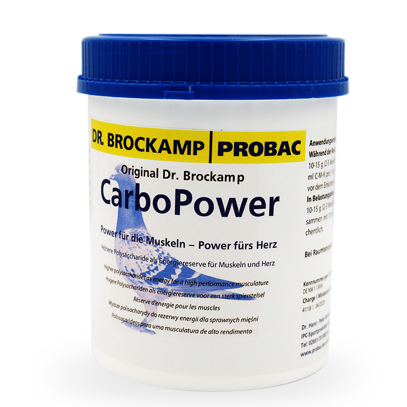 Supliment Pregătire Concurs, Dr. Brockamp, Carbo Power BR 500g, energie, imunitate & rezistență