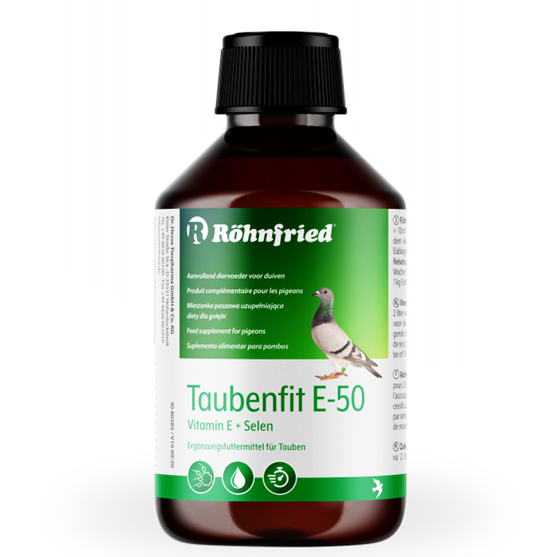Supliment Metabolism, Rohnfried, Taubenfit E 50, 250 ml, imunitate & digestie