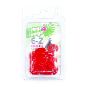 Accesoriu, Ring for Wings, Inele elastice Pigeon 50 buc (Ø 8mm) – rosii