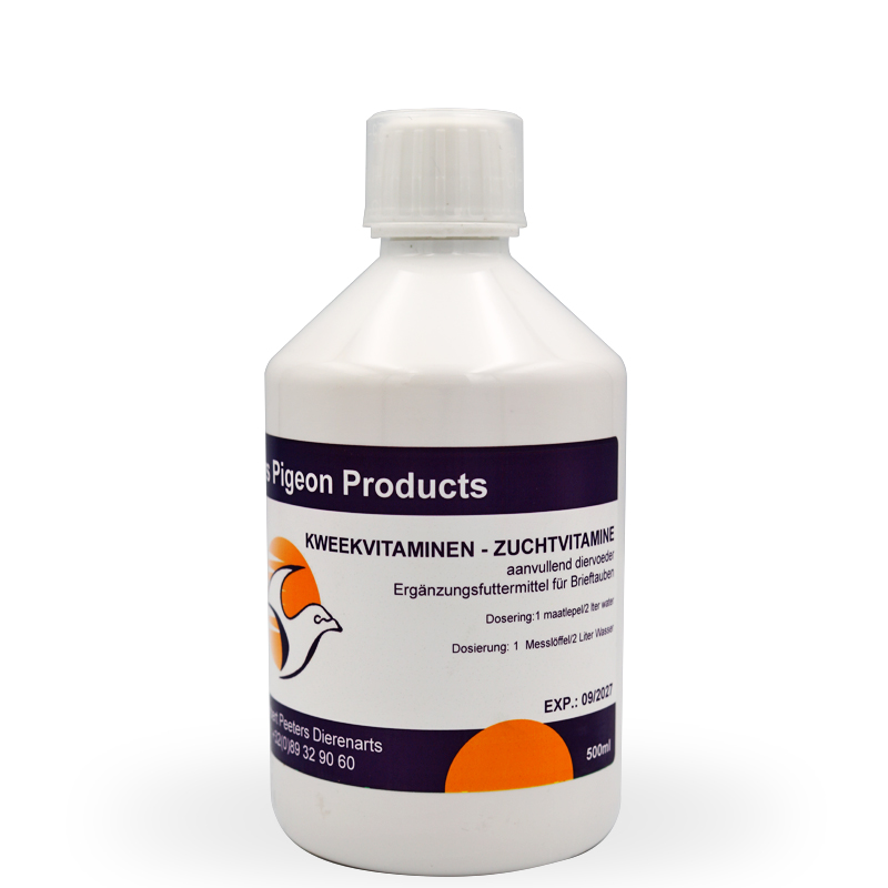 Vitamine & Aminoacizi, Dr. Peeters, Kweekvitaminen – Zuchtvitaminen (500 ml) - Vitamine pentru reproducție